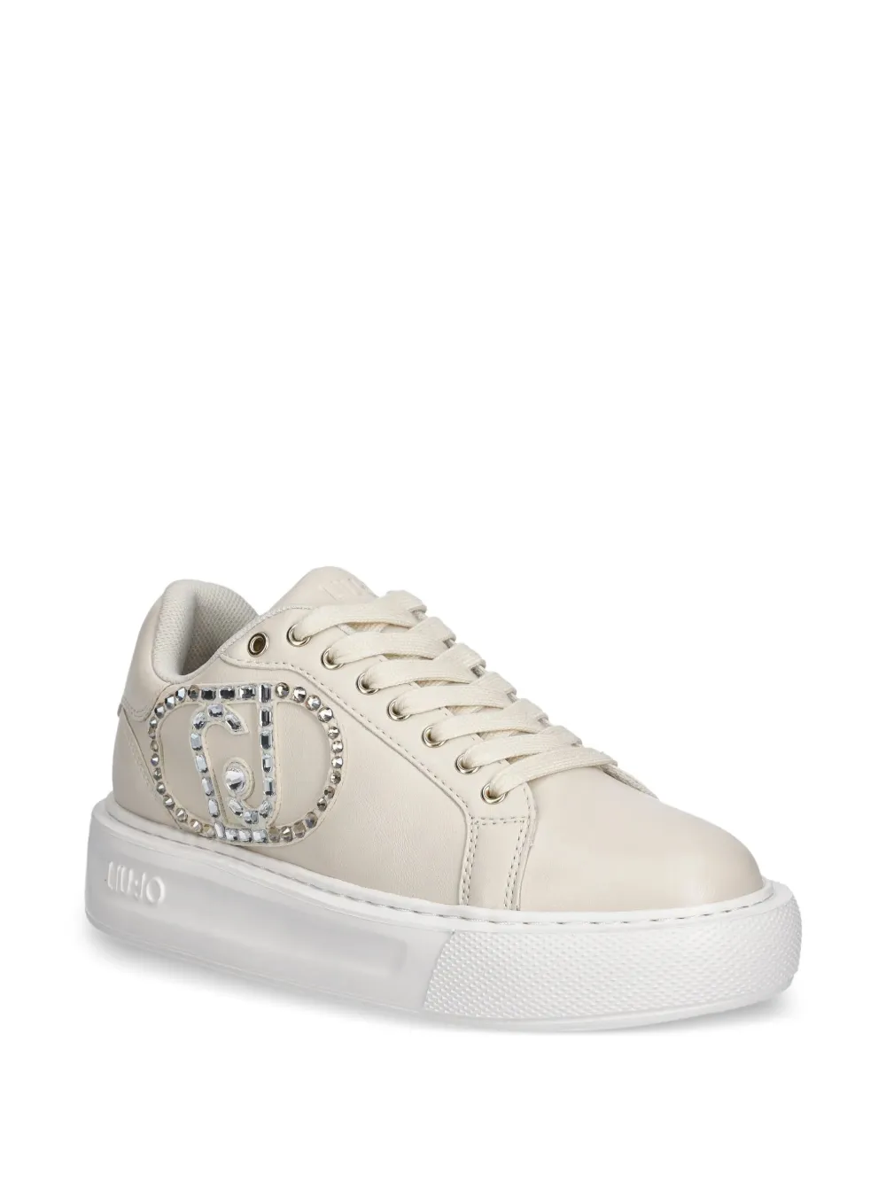 LIU JO Jewel low-top sneakers - Beige