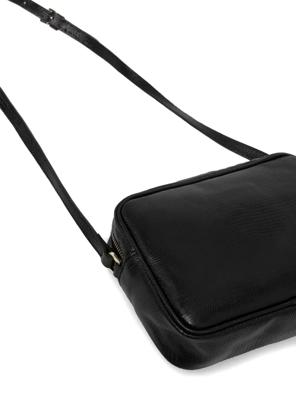 Patrizia Pepe Leren crossbodytas Zwart
