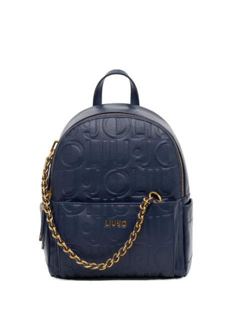 LIU JO logo-plaque backpack