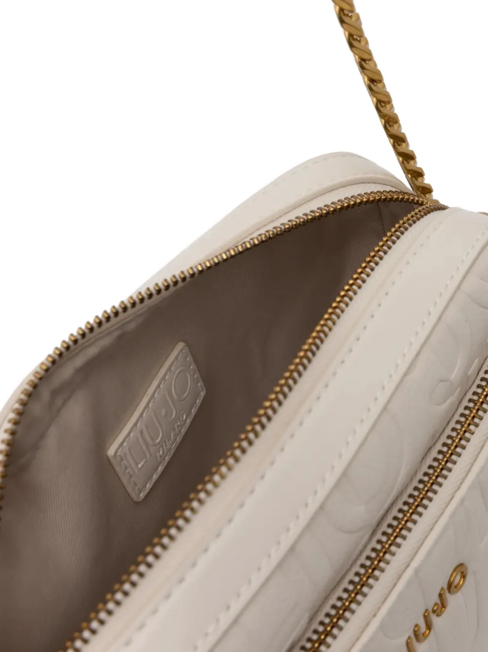 LIU JO Crossbodytas met logo-reliëf Beige
