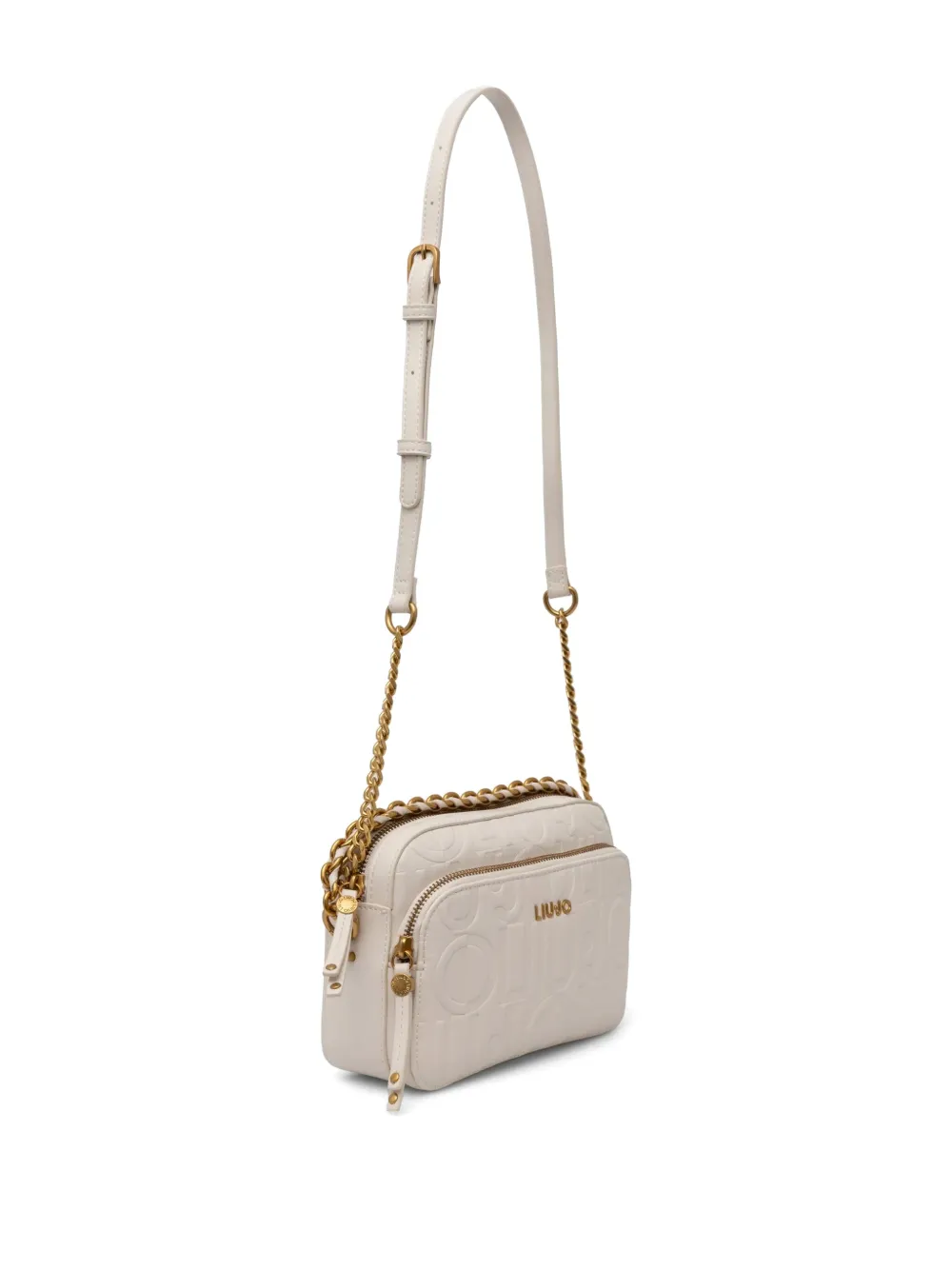 LIU JO Crossbodytas met logo-reliëf Beige