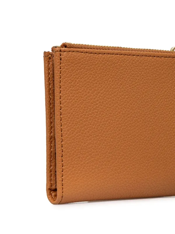 Patrizia Pepe Leather Wallet Orange FARFETCH LB