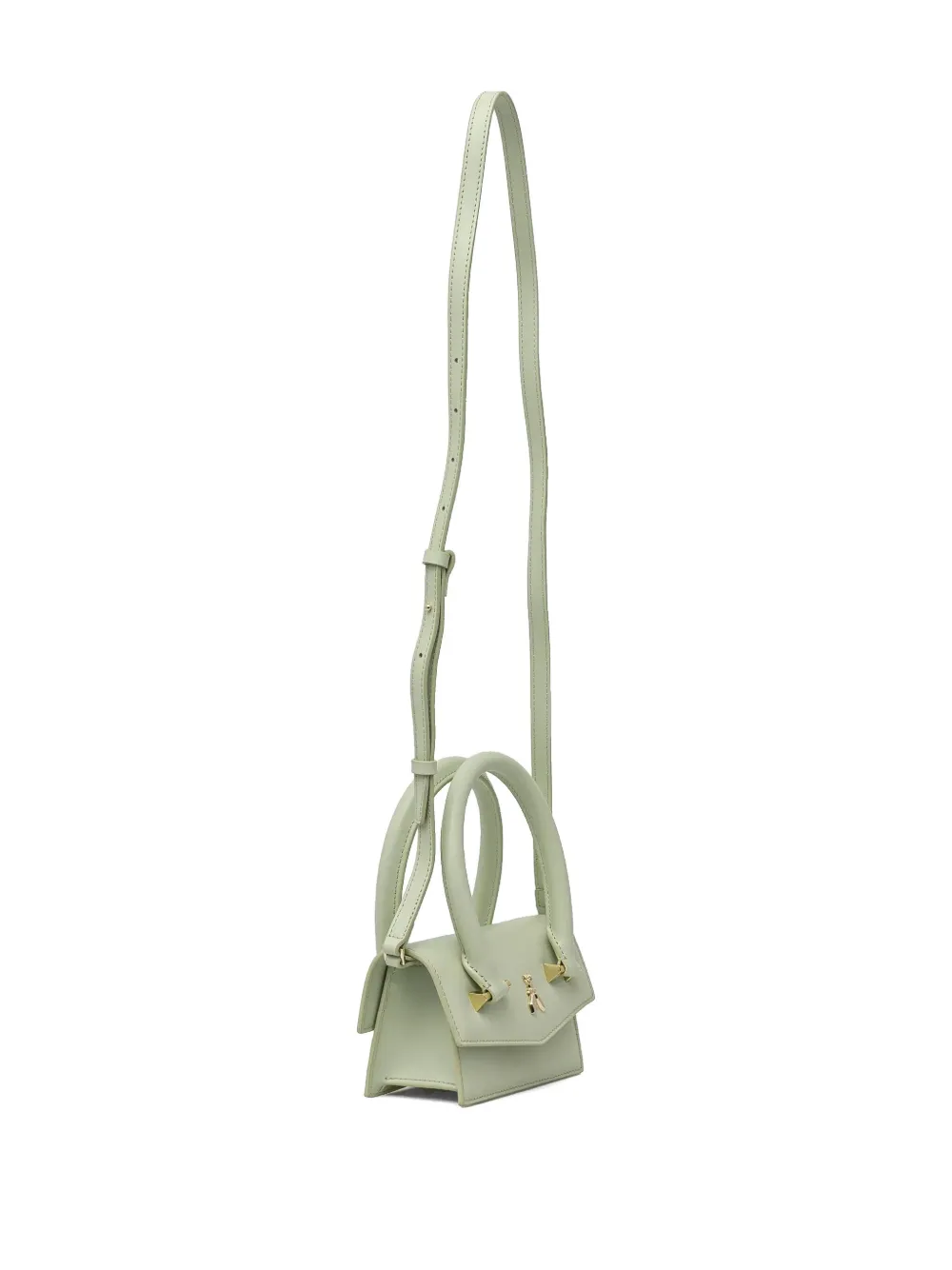 Patrizia Pepe Fly Bamby leren mini-tas Groen