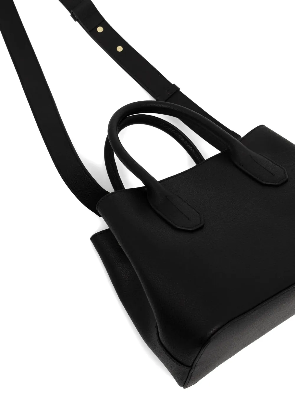 Patrizia Pepe Kleine leren shopper Zwart