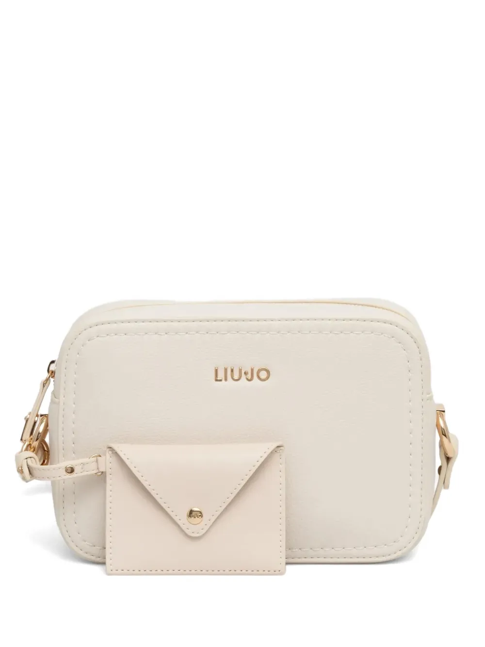 logo-lettering cross body bag