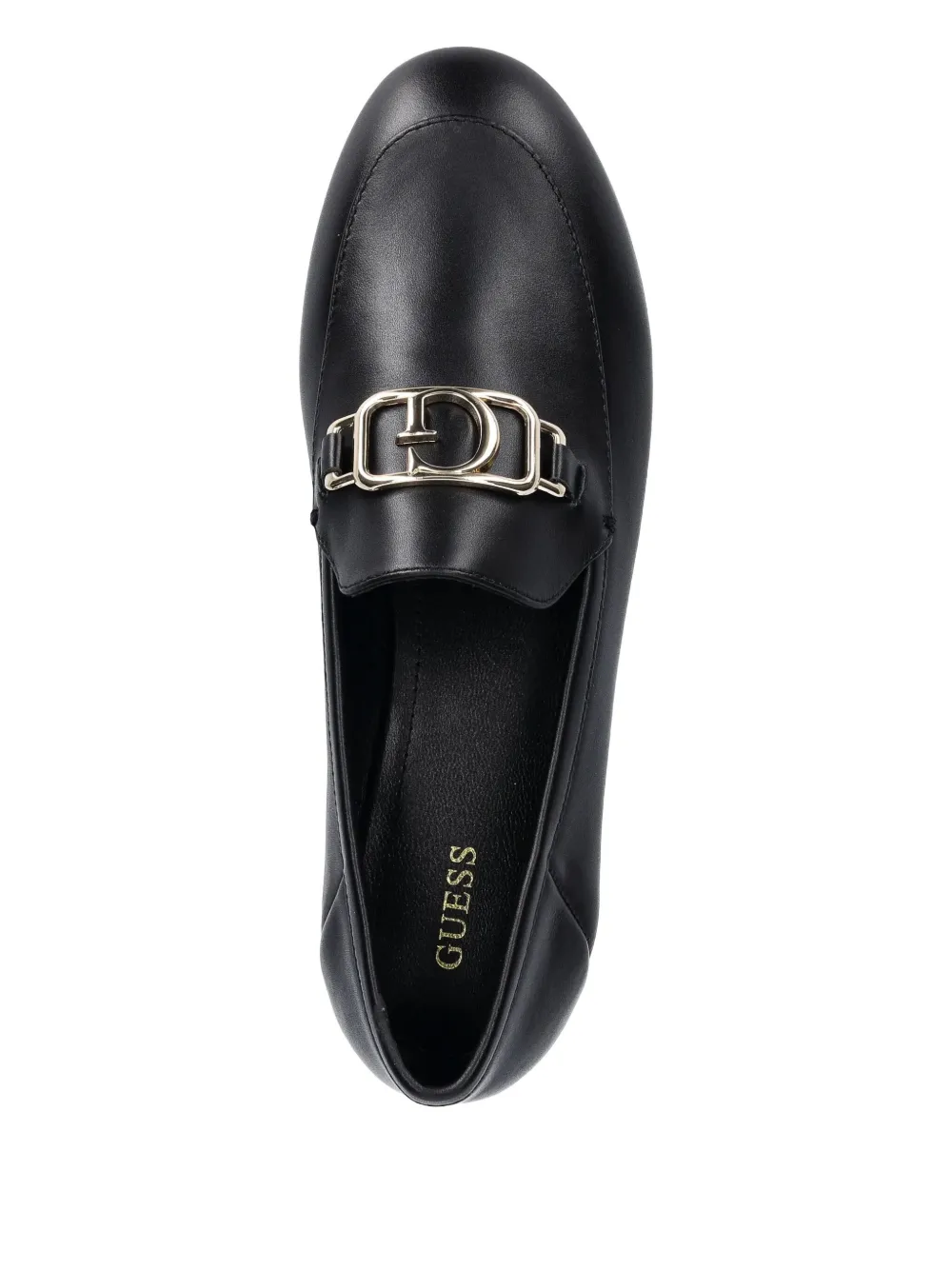 GUESS USA Leren loafers Zwart