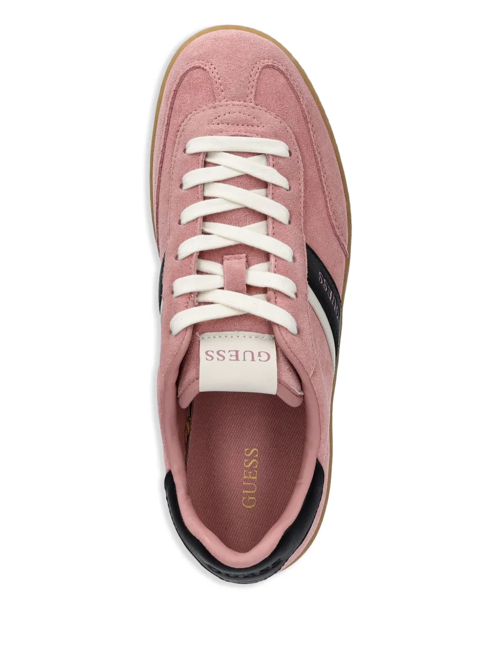 GUESS USA logo-print sneakers Roze