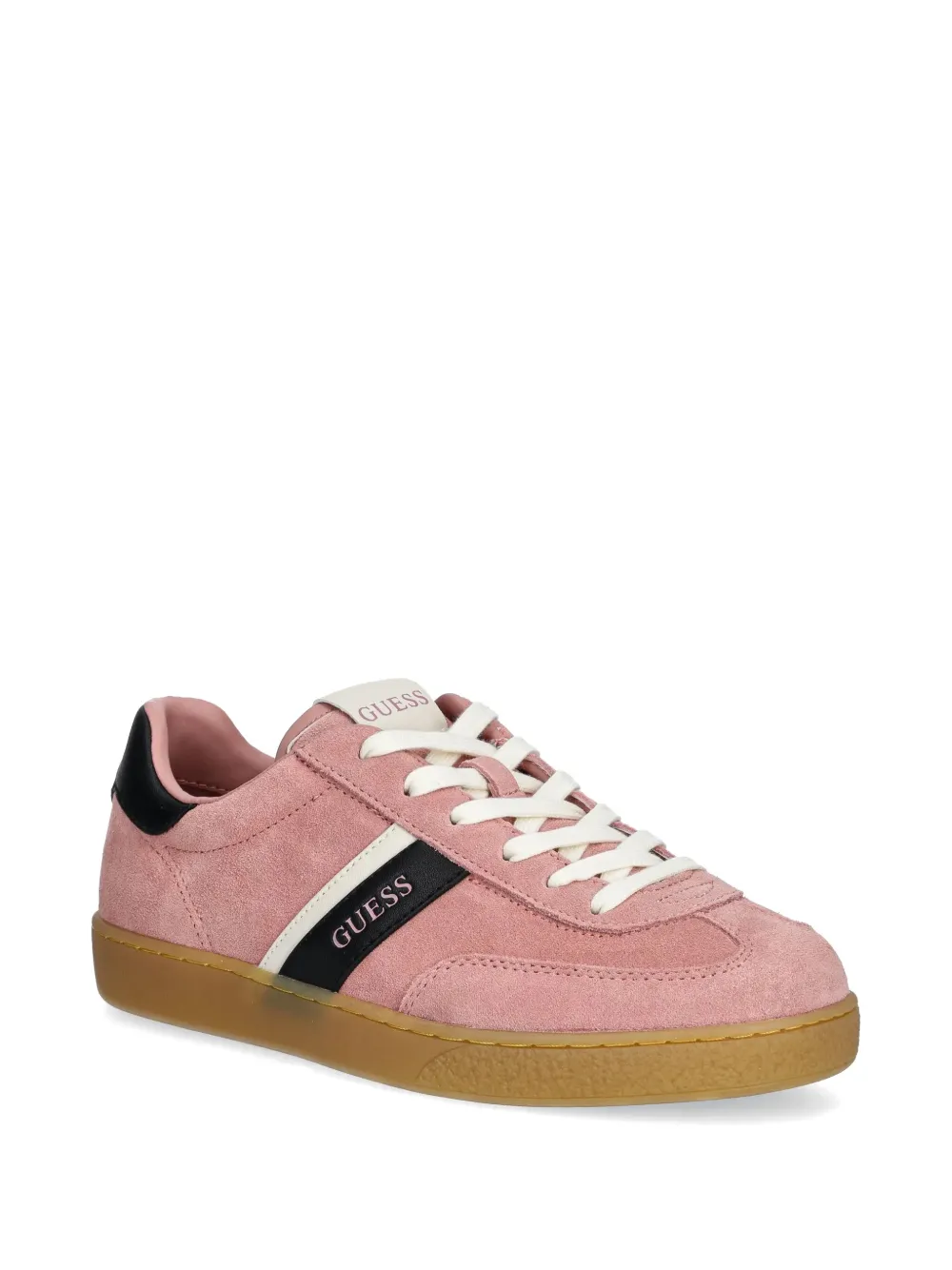 GUESS USA logo-print sneakers - Roze