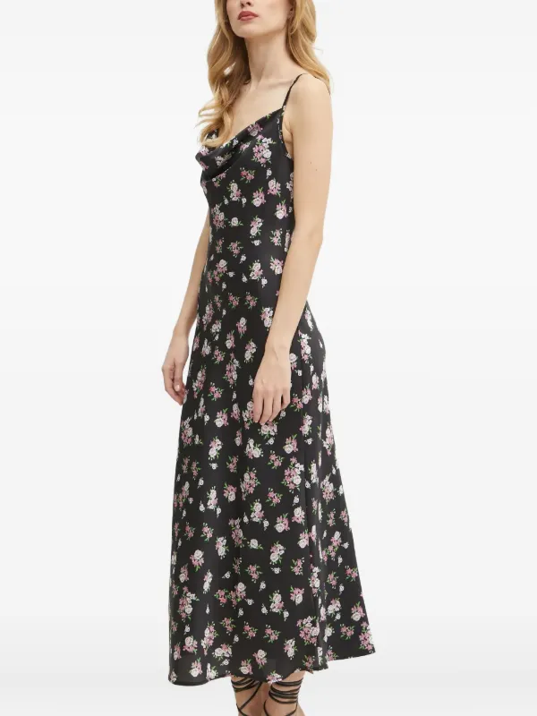 tiered ruffle midi dress Diagonal Tiered Ruffle Midi Dress