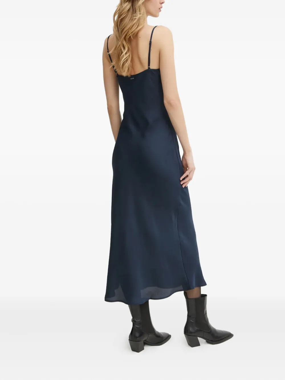 GUESS USA Midi-jurk met col - Blauw