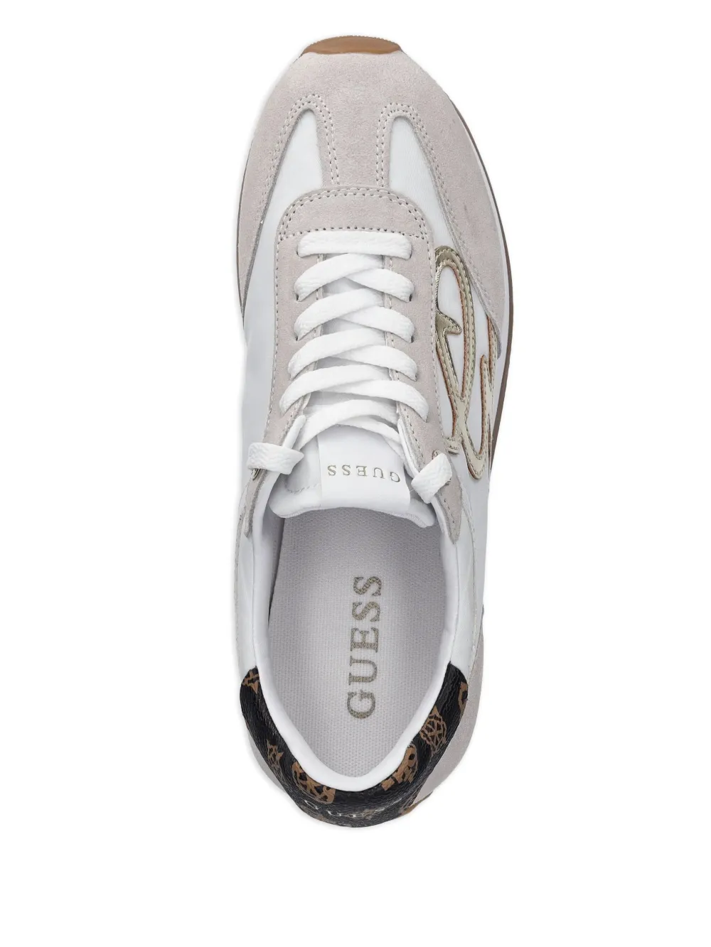 GUESS USA logo-print sneakers White