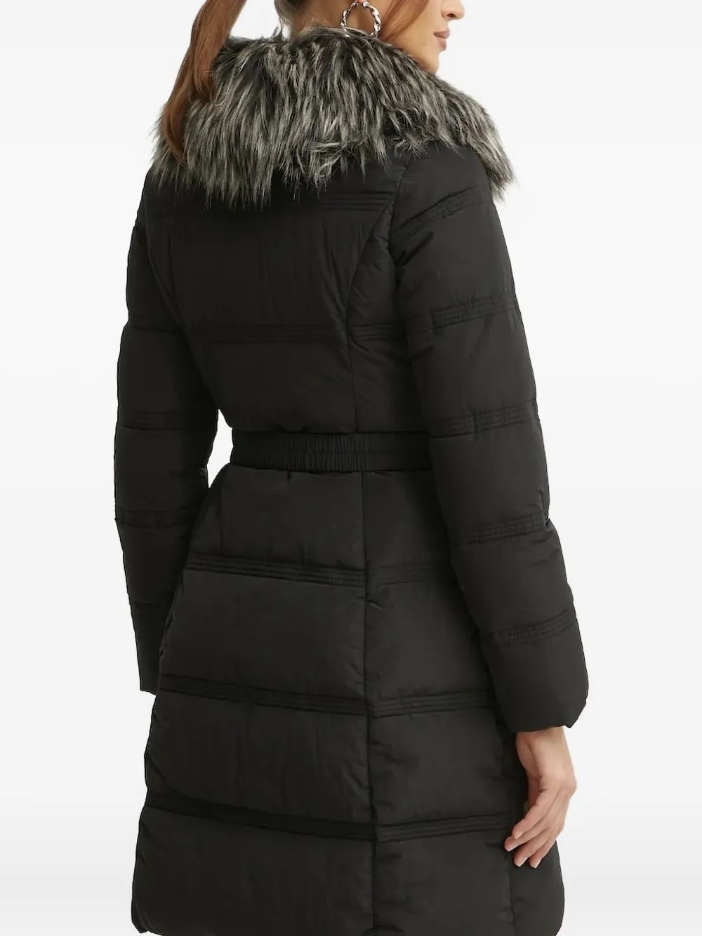GUESS USA Marisol belted puffer coat | Parka Coats | Image 2