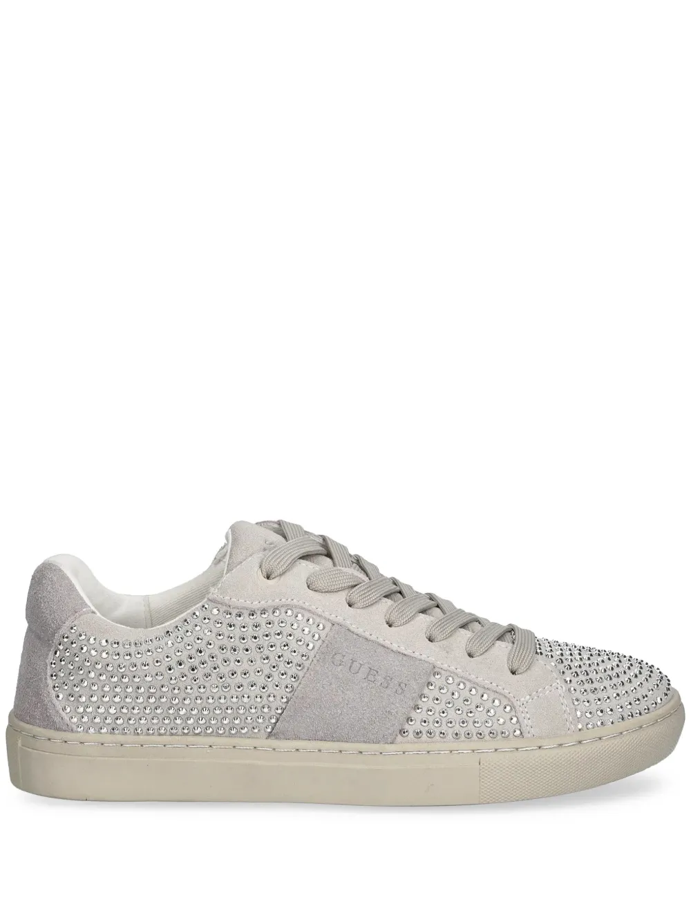 GUESS USA crystal-embellished sneakers Neutrals