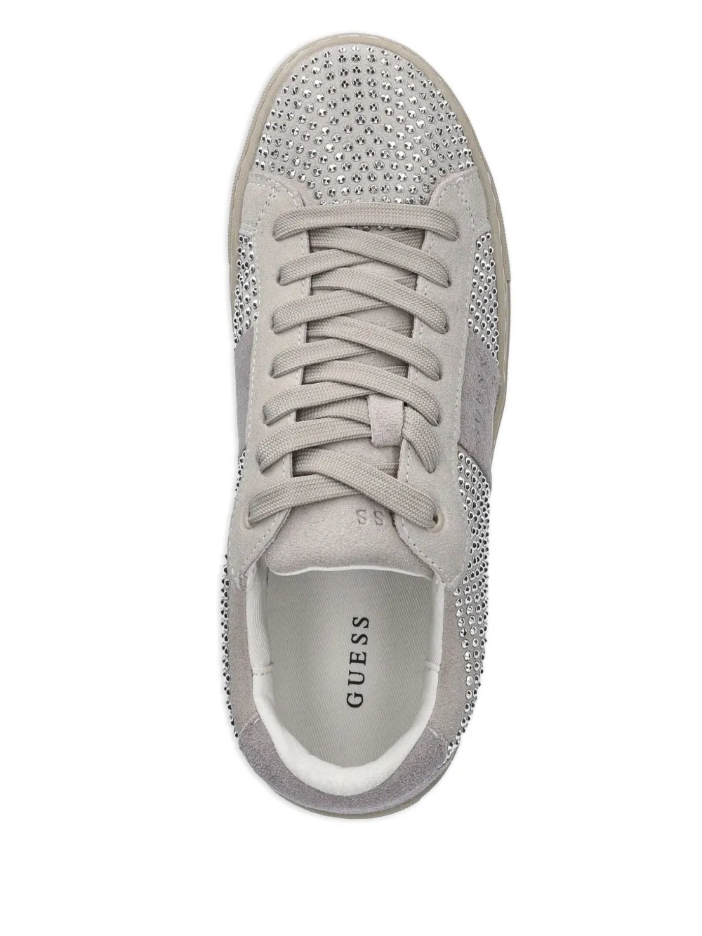 GUESS USA Sneakers verfraaid met kristallen Beige