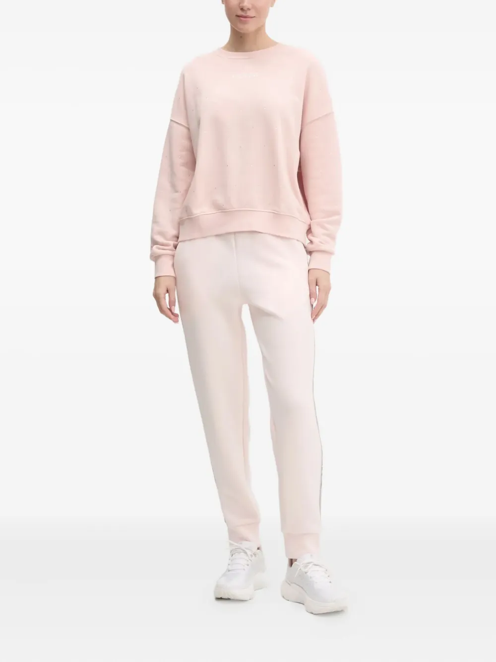 GUESS USA Victoire trainingsbroek verfraaid met stras - Roze