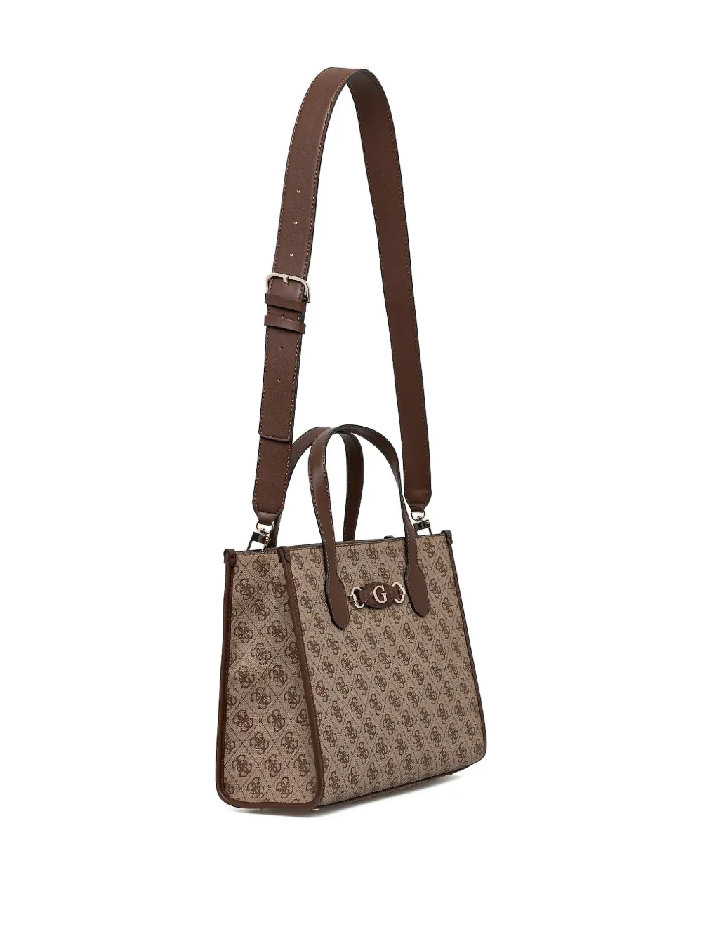 GUESS USA Izzy logo-plaque tote bag - Bruin