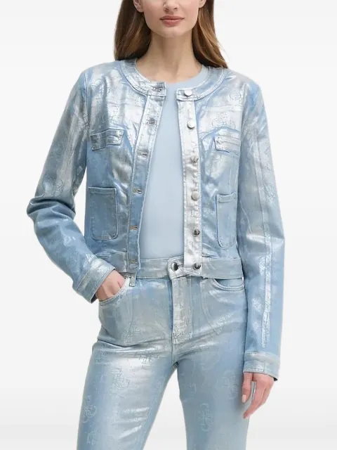 GUESS USA logo-motif bomber jacket