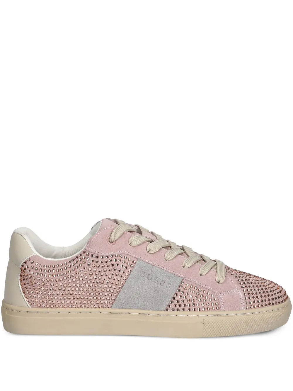 GUESS USA rhinestone-embellished sneakers Pink