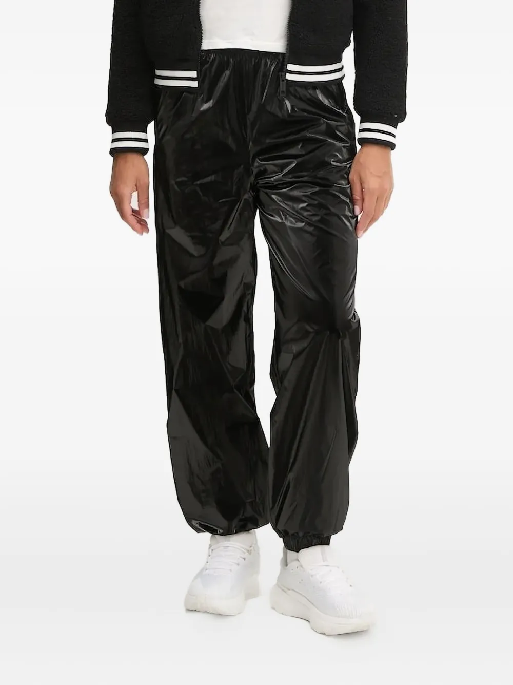GUESS USA elastic-cuffs straight trousers | Black | Image 1