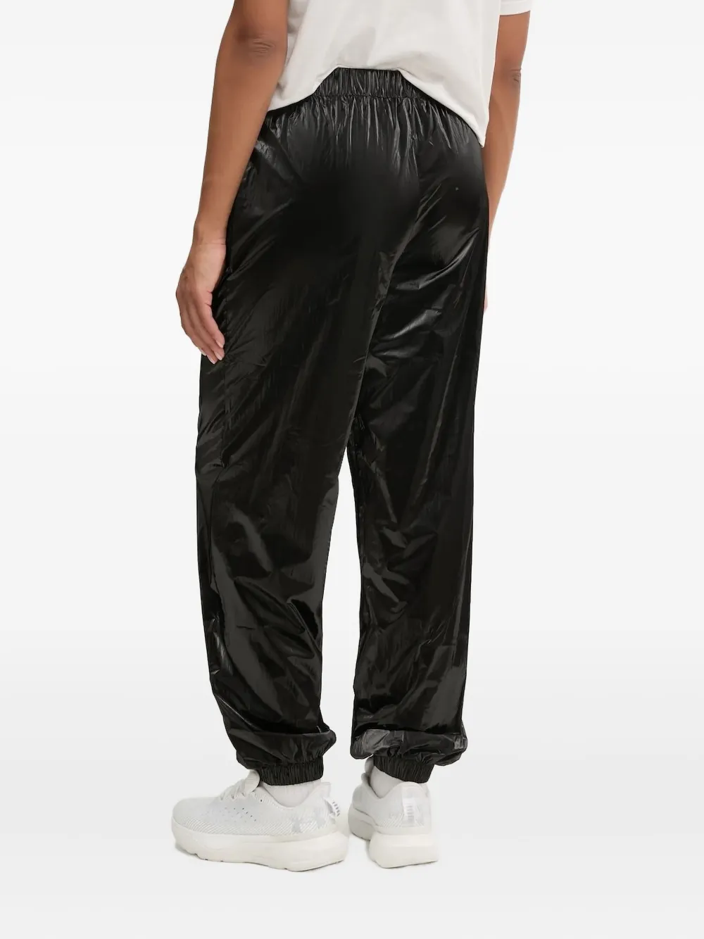 GUESS USA Straight broek met elastische manchetten - Zwart