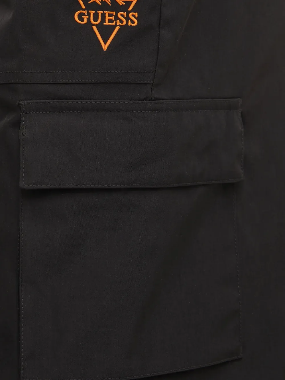 Guess Usa Cargo Ski Trousers In Black