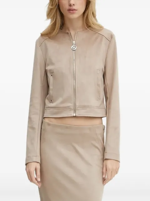 GUESS USA zip-fastening cropped jacket