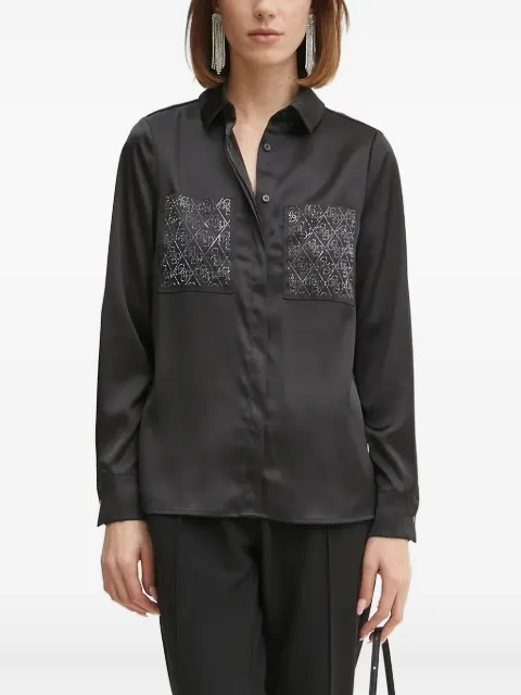 GUESS USA embellished-pocket shirt