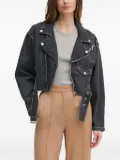 GUESS USA belted denim jacket - Blue