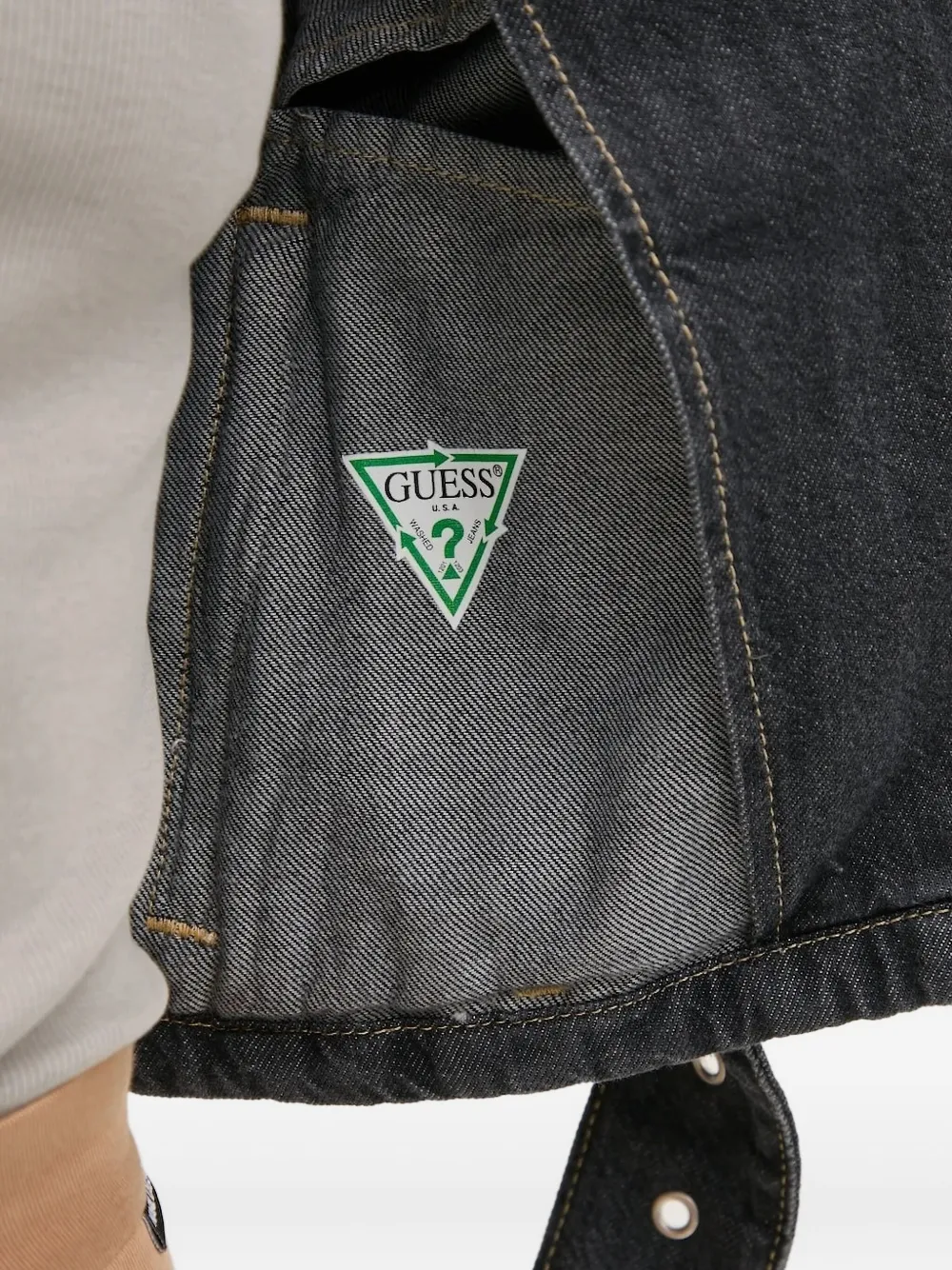 GUESS USA Denim jack Blauw