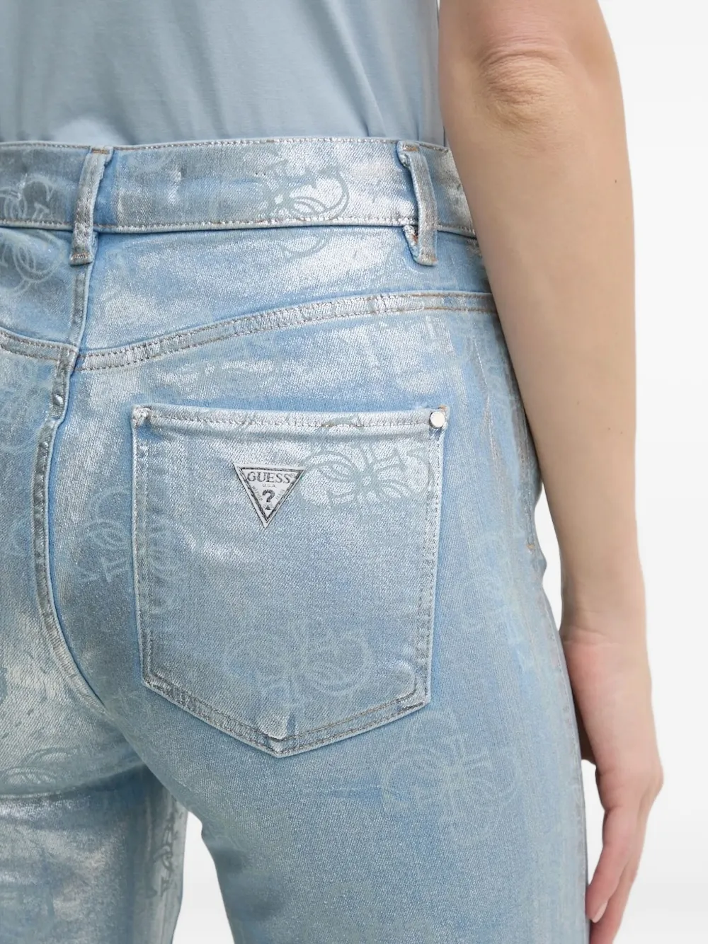 GUESS USA Skinny jeans Blauw