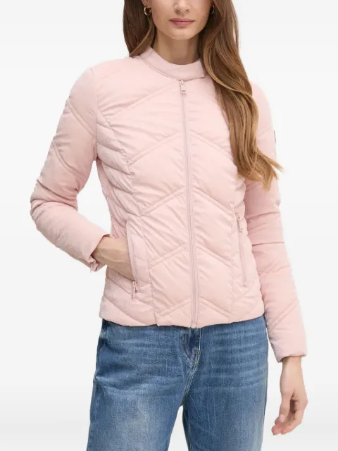 GUESS USA 4G-jacquard quilted jacket