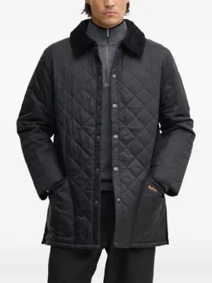 Barbour コーデュロイカラー ジャケット | ブラック | FARFETCH JP
