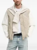 GUESS USA baseball-style embroidered jacket - Neutrals