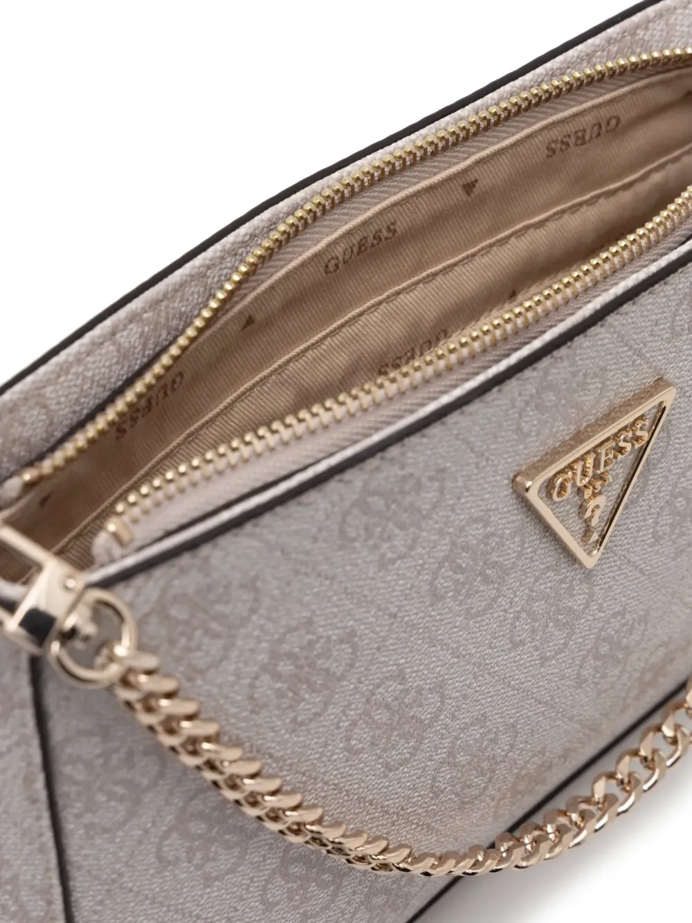 GUESS USA Noelle schoudertas Beige