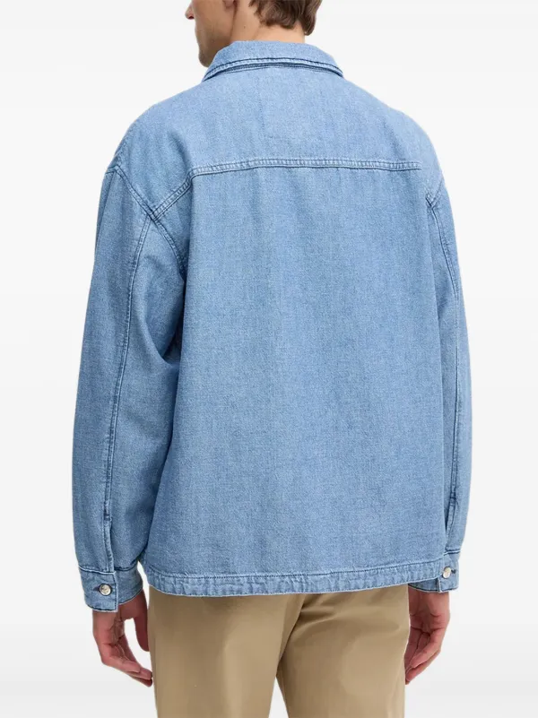 GUESS USA フラップポケット デニムジャケット | ブルー | FARFETCH JP
