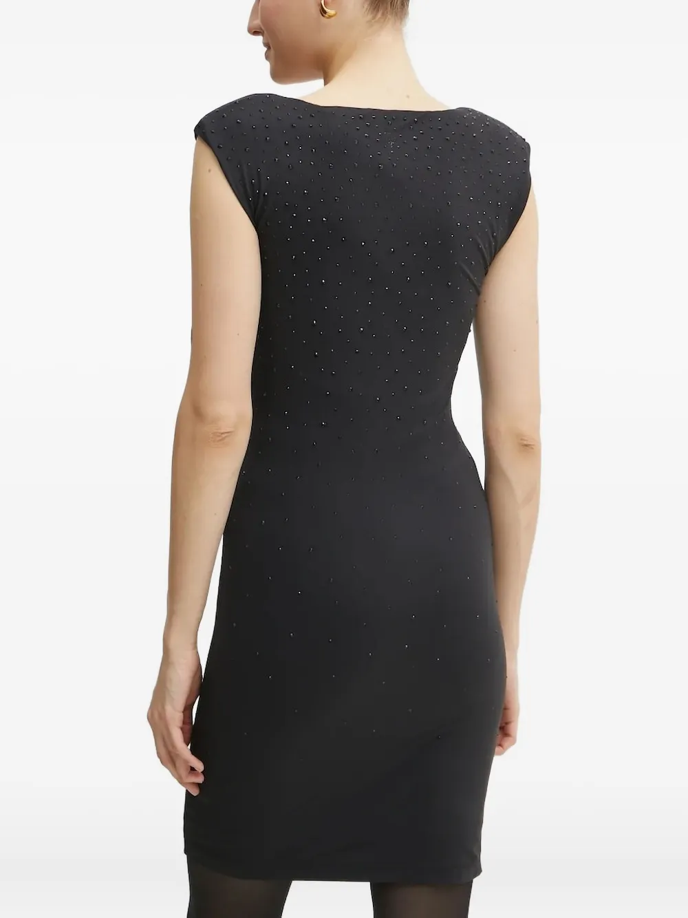 GUESS USA embellished sleeveless mini dress - Zwart