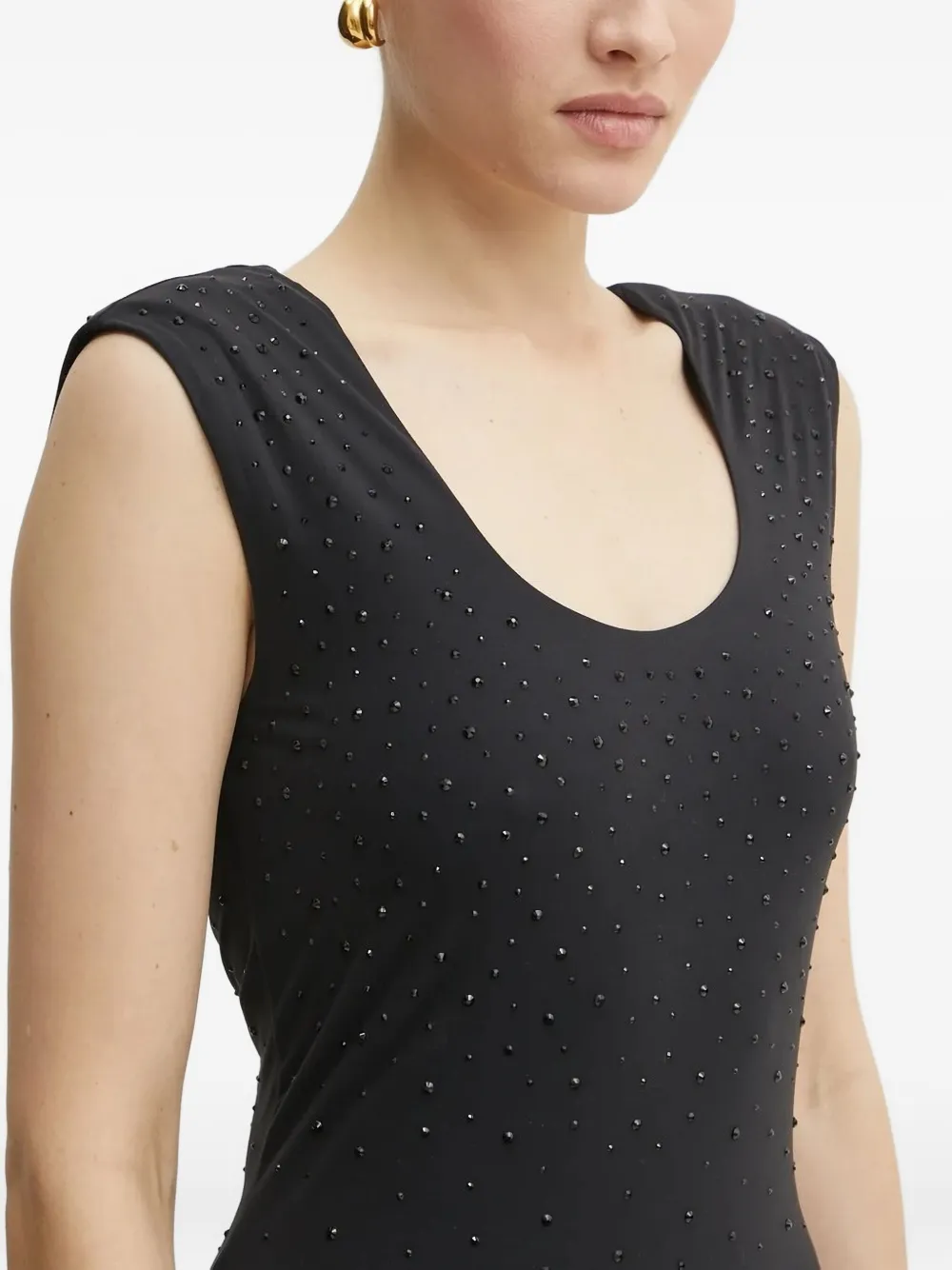 GUESS USA Verfraaide mini-jurk Zwart