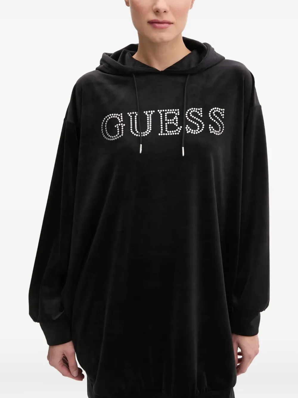 GUESS USA Jurk verfraaid met kristallen Zwart