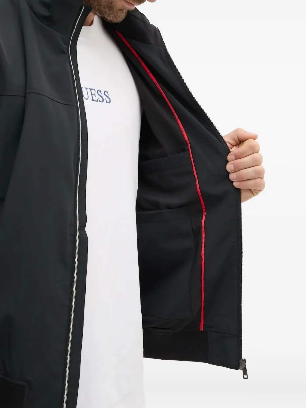 GUESS USA Jack met rits Zwart