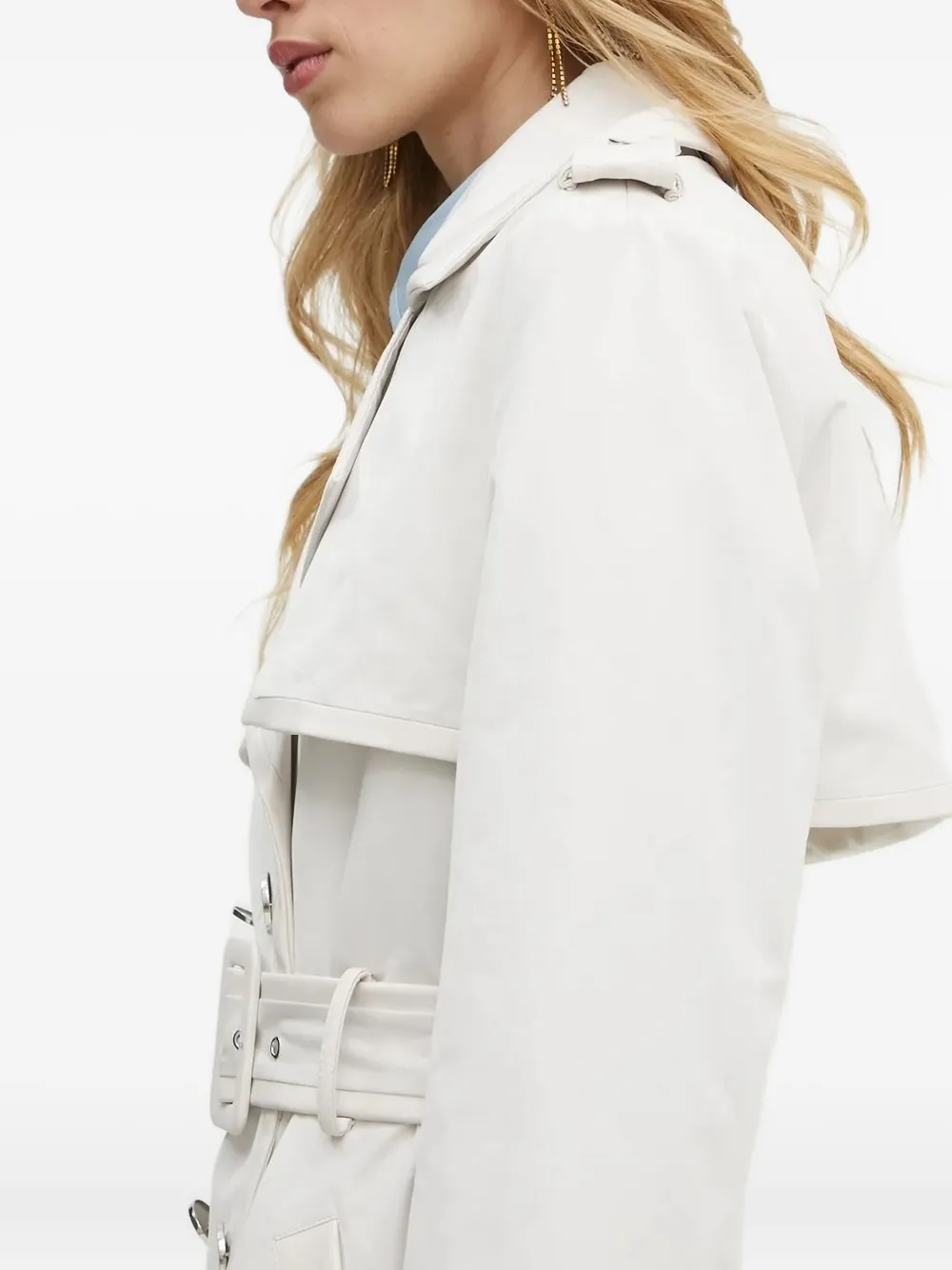 GUESS USA Trenchcoat met ceintuur Wit