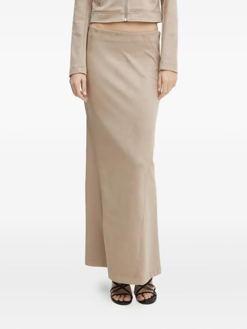 GUESS USA side-seam maxi skirt | Neutrals | Image 1