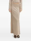 GUESS USA side-seam maxi skirt - Neutrals