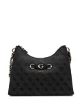 GUESS USA logo-lettering shoulder bag - Black