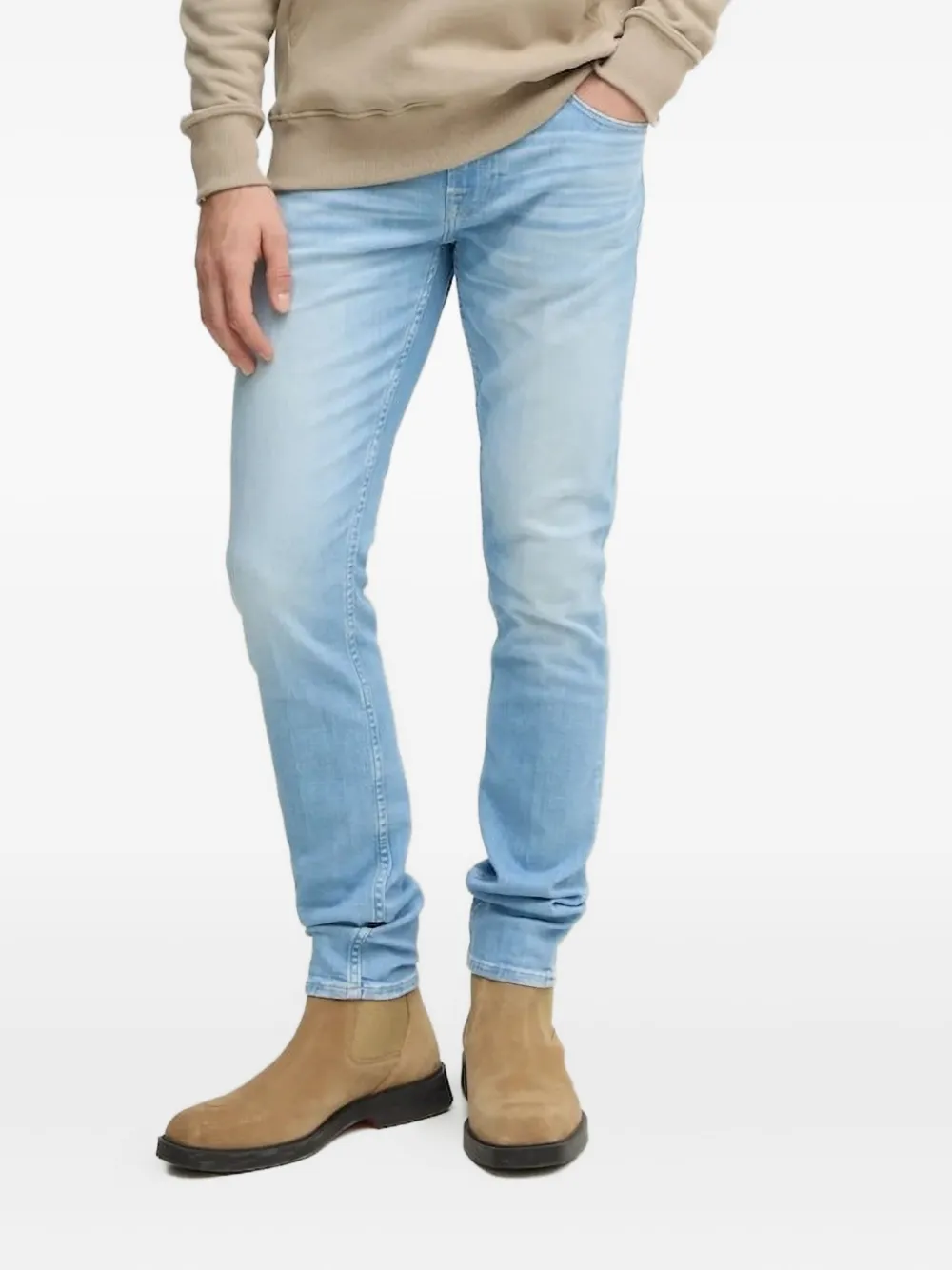 GUESS USA Jeans met logo Blauw
