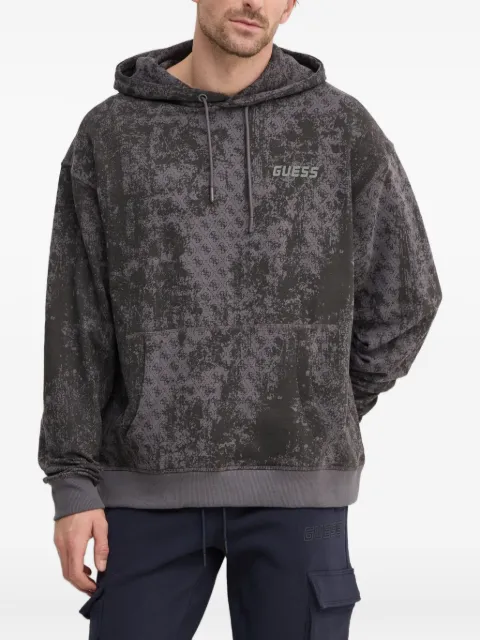 GUESS USA logo-print hoodie