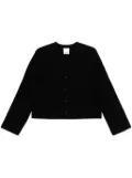 Allude V-neck cardigan - Black