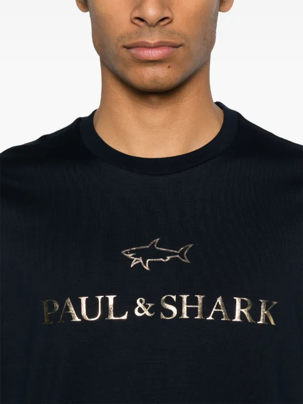 Paul & Shark ロゴ Tシャツ | ブルー | FARFETCH JP