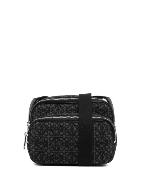 Loewe Pre-Owned bolsa crossbody Mini Anagram Canvas Logo Camera Bag 2021