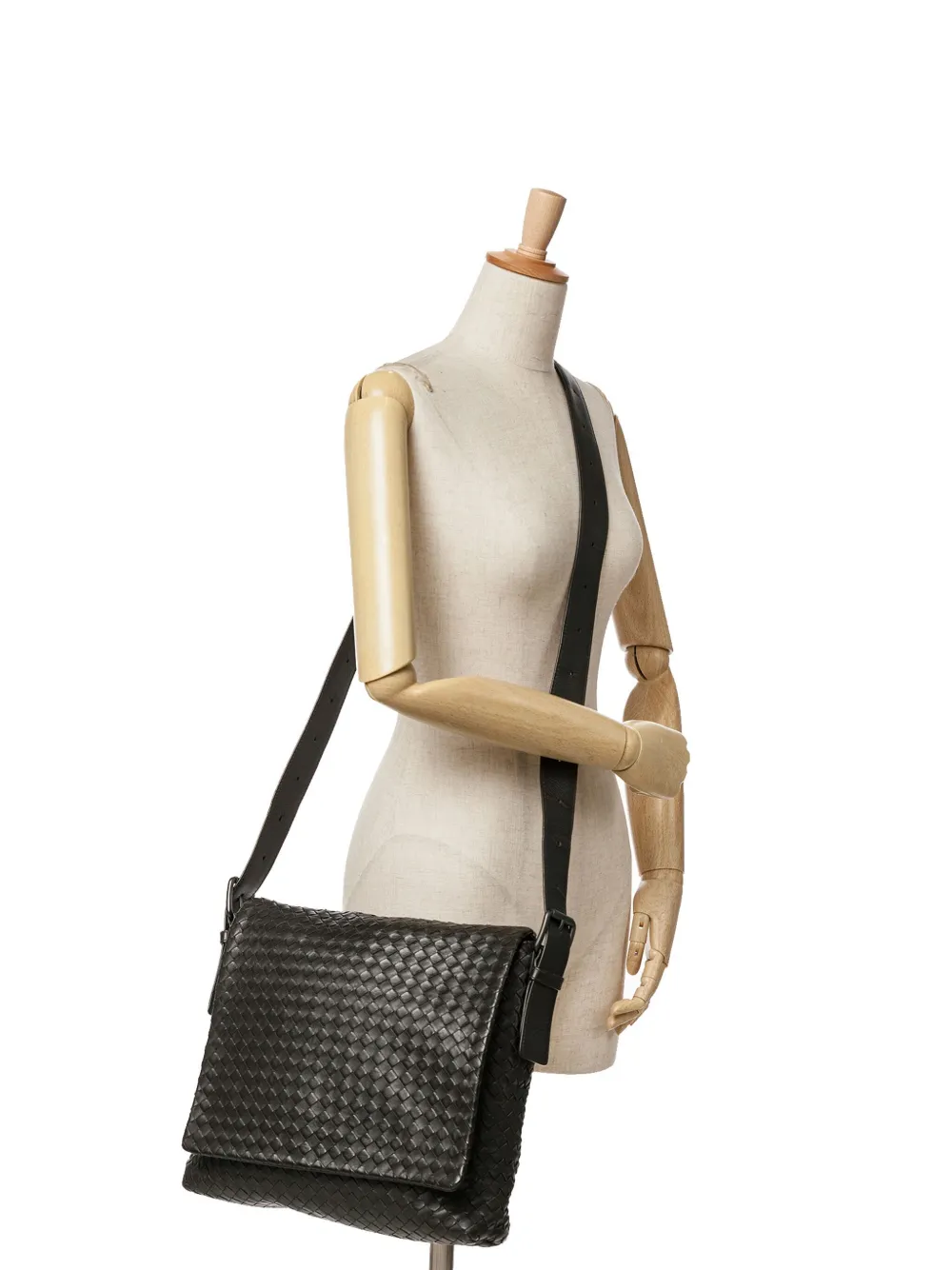 Bottega Veneta Pre-Owned 2012-2024 Intrecciato Flap crossbodytas - Bruin