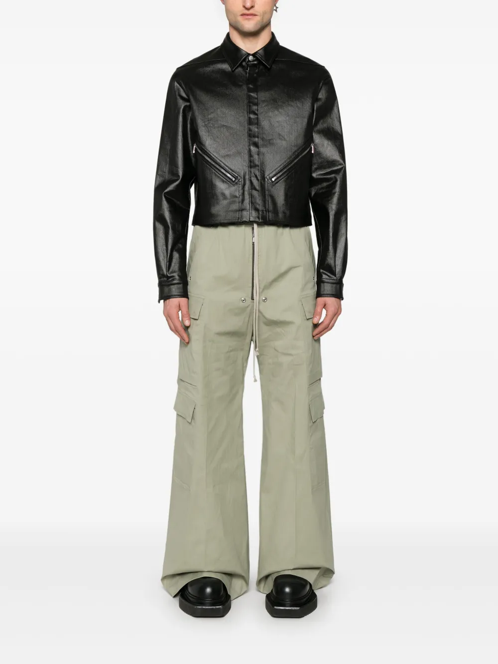 Rick Owens Cargobelas trousers - Groen